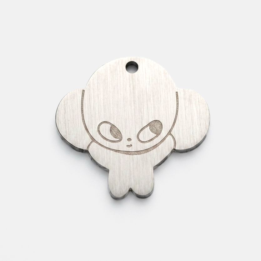 Metal Cherry Keychain