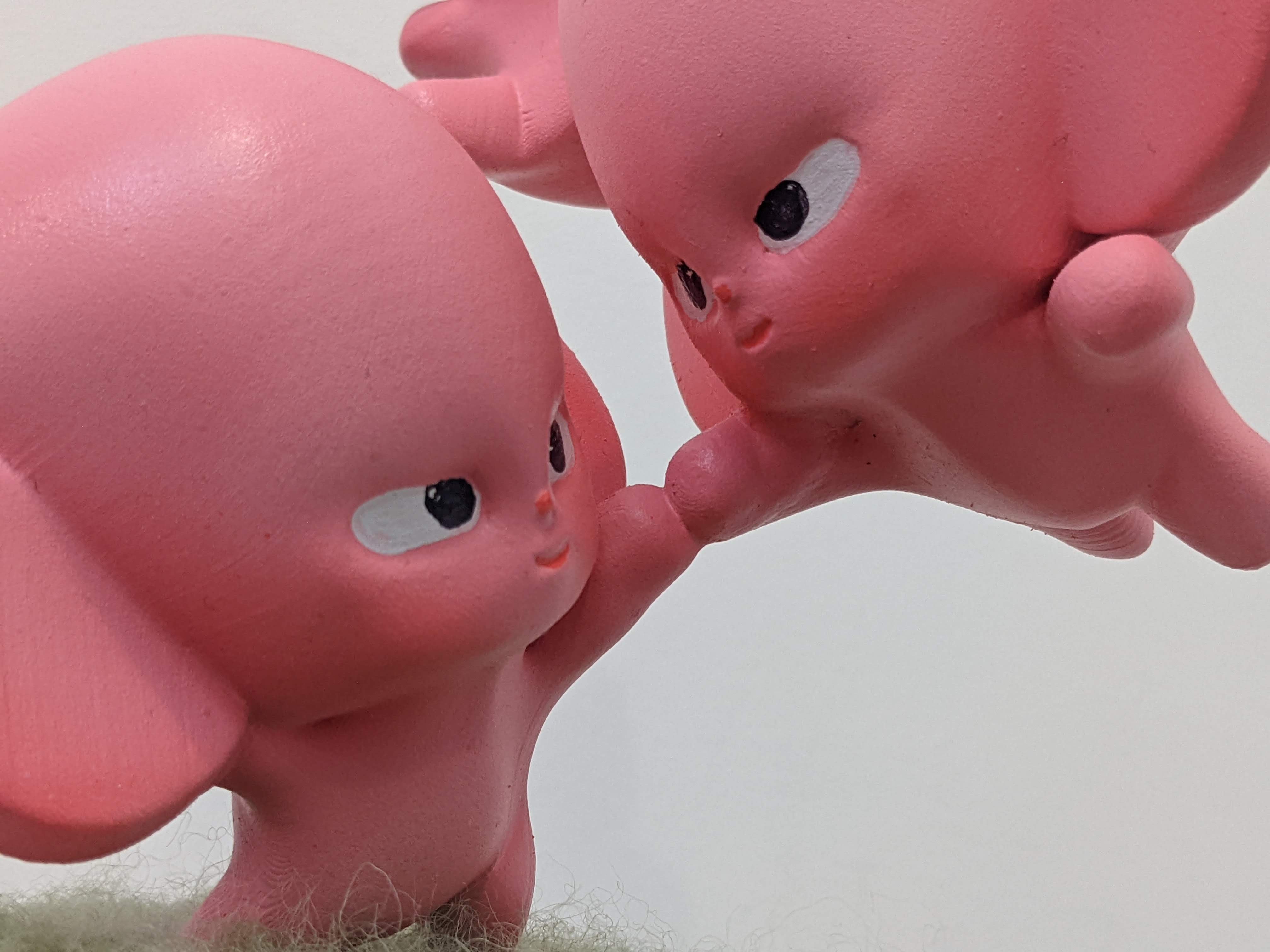 "The feeling I get when I hang out with my friends" Sculpture