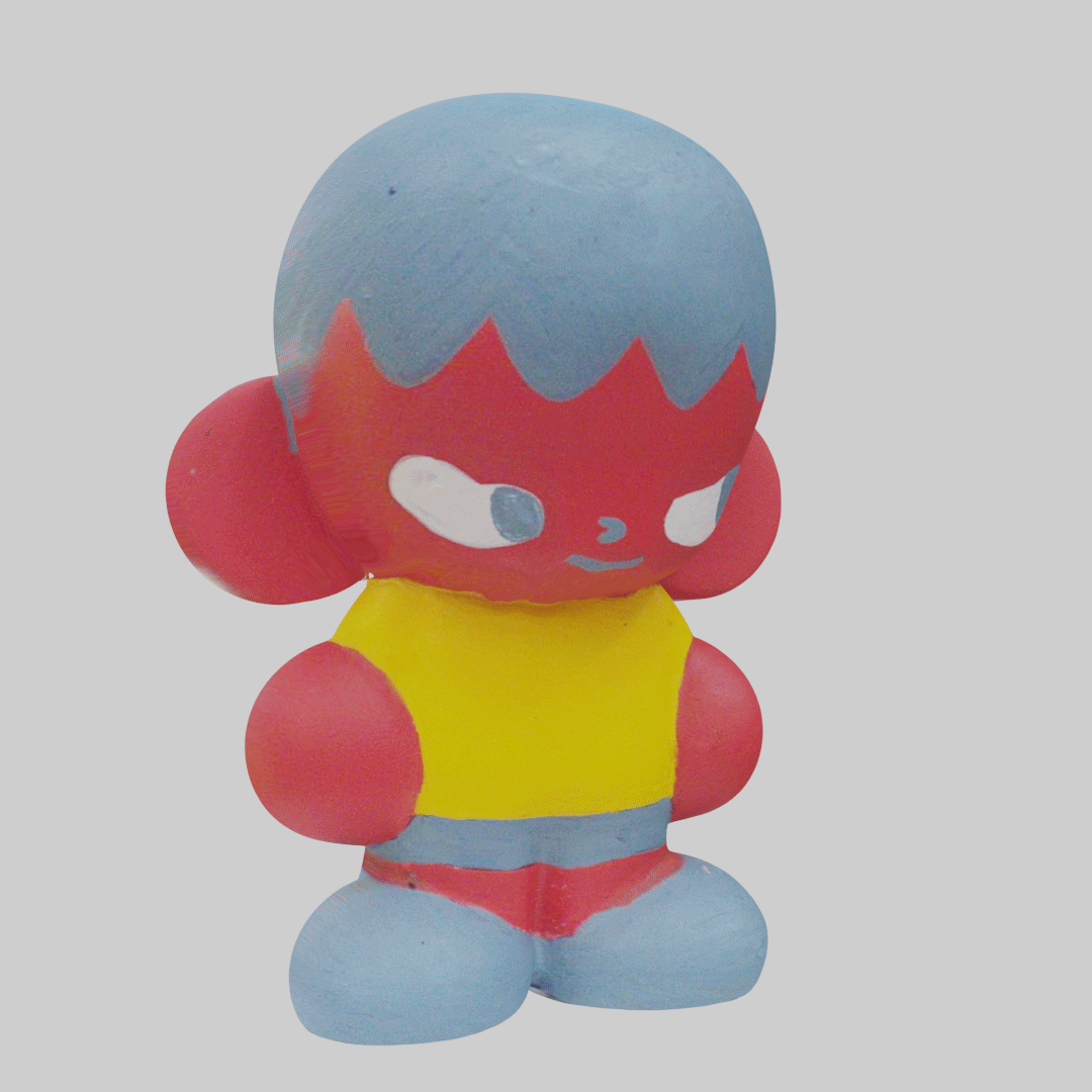 Red Boy Resin Figure