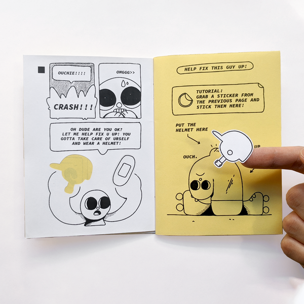Helping Hands Sticker Zine