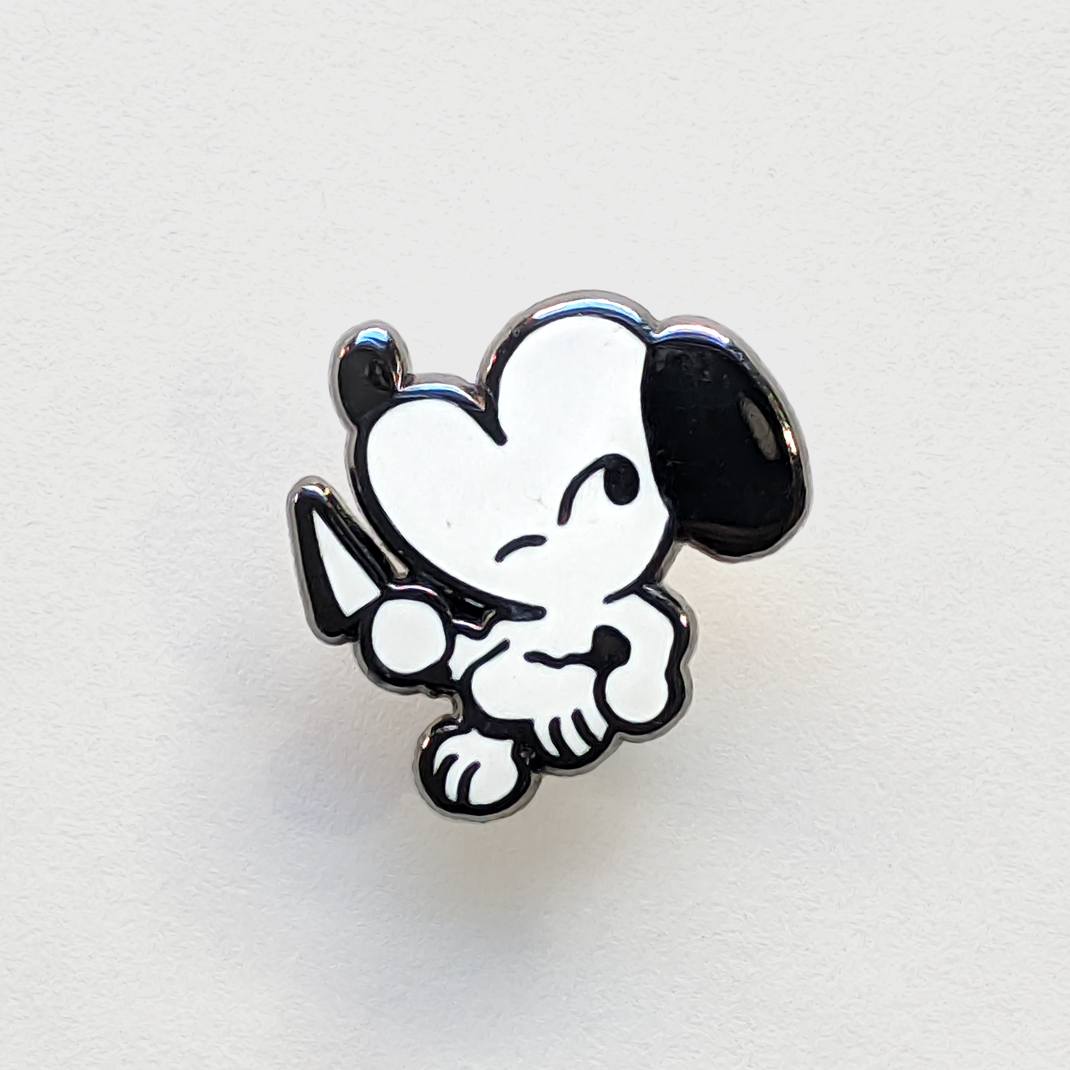 Puppy + Knife Enamel Pin